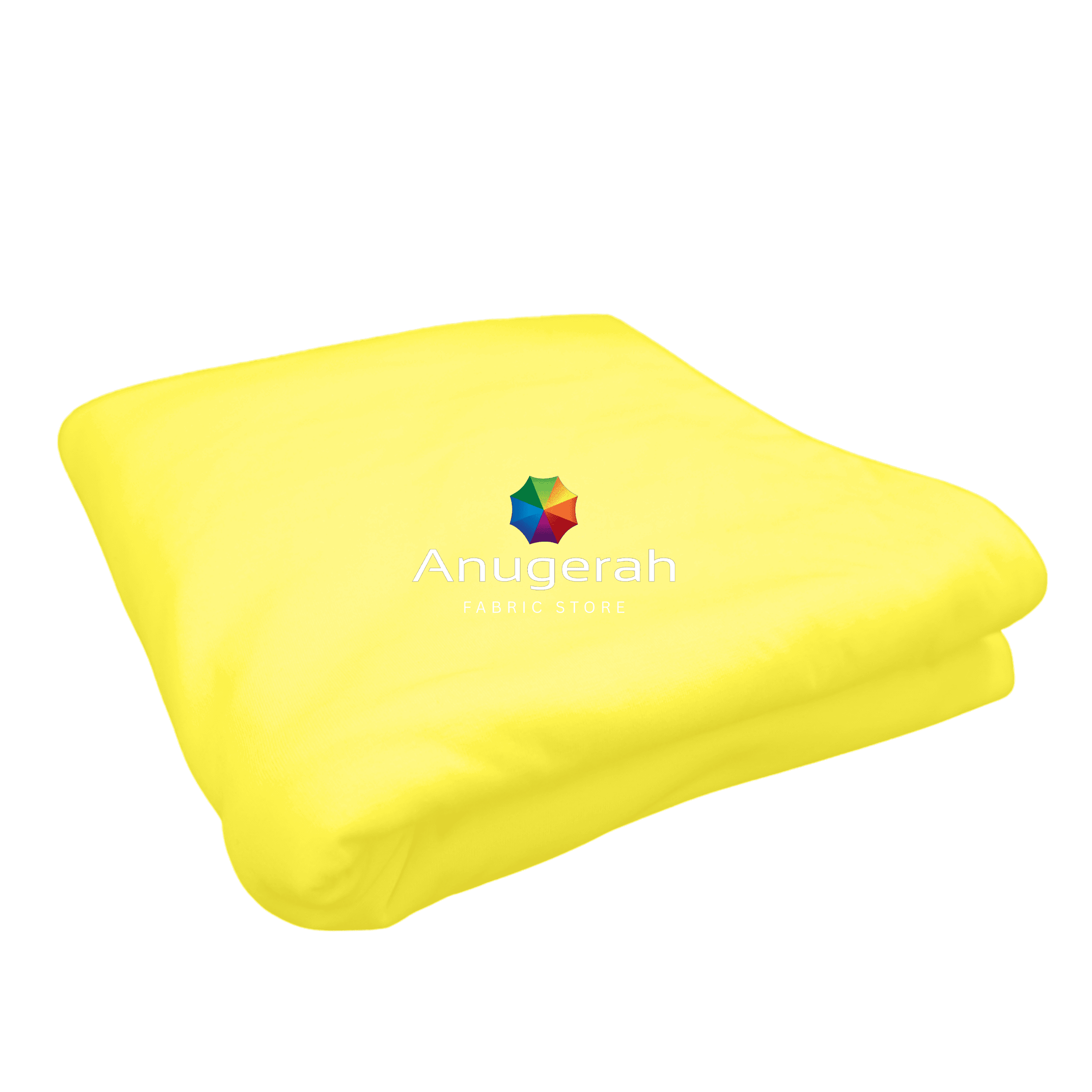 Kain Cotton Combed 30S kuning muda, konversi 3,0-3,2 meter per kilogram