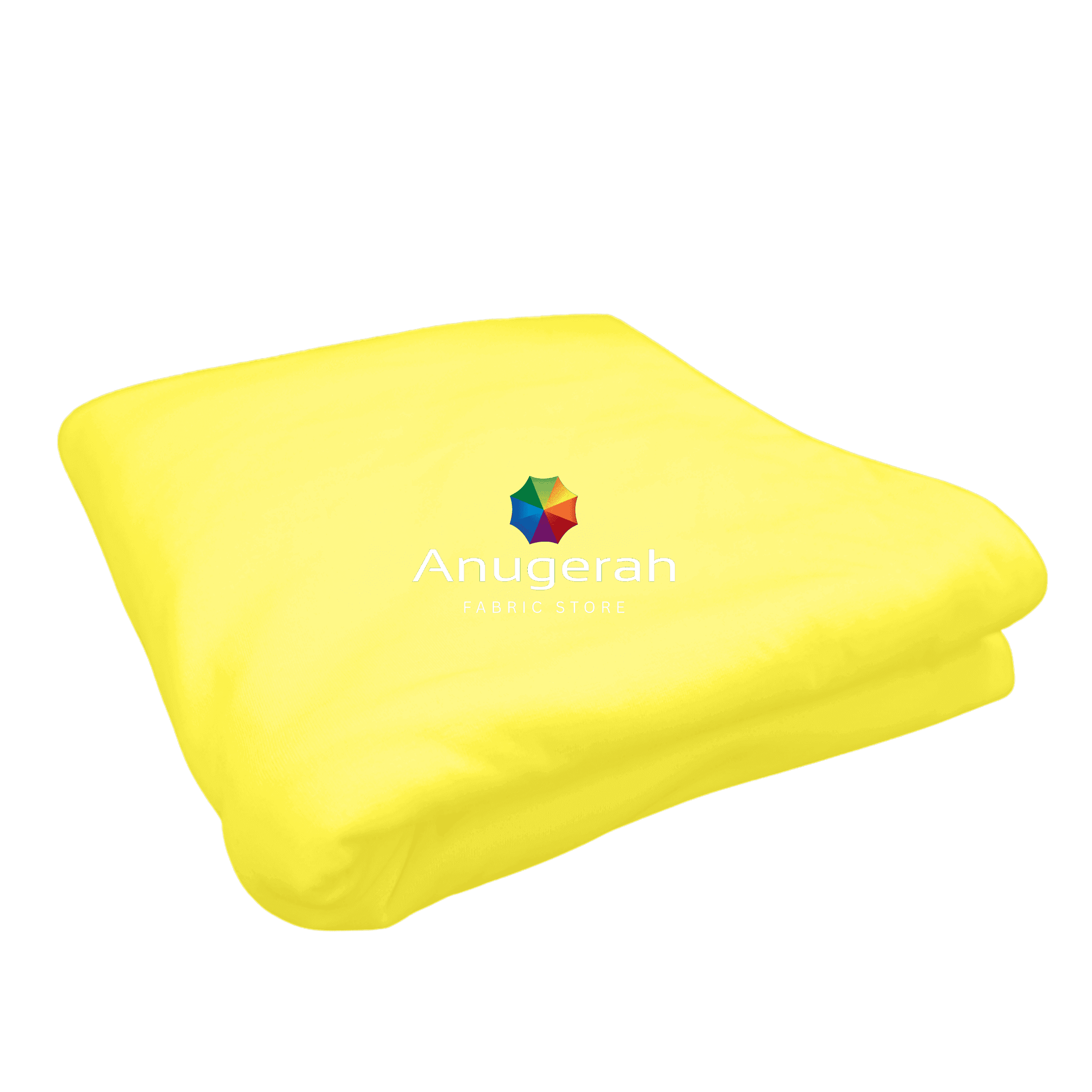 Kain Cotton Combed 30S kuning muda, konversi 3,0-3,2 meter per kilogram