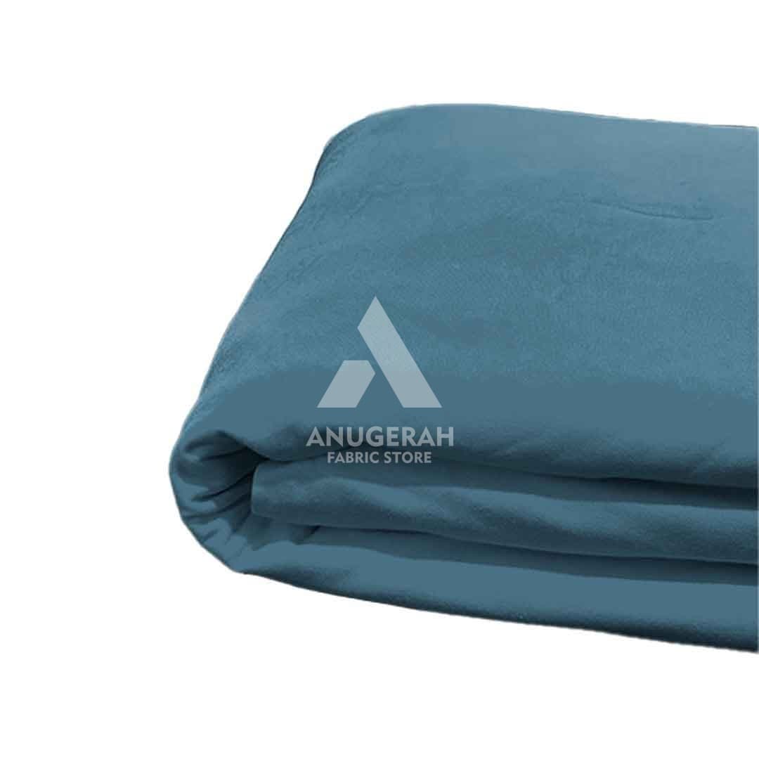 Fleece CVC BIRU SEDANG MUDA